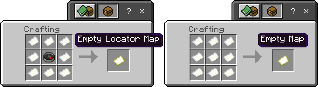 Recipe Locator Map Minecraft - Herbs and Food Recipes