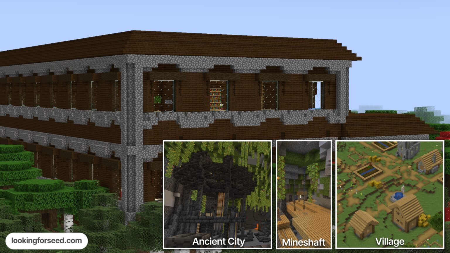Abandoned Mineshaft Seeds for Java Edition | Lookingforseed.com